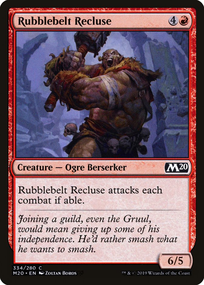 Rubblebelt Recluse [Core Set 2020] | Arkham Games and Comics