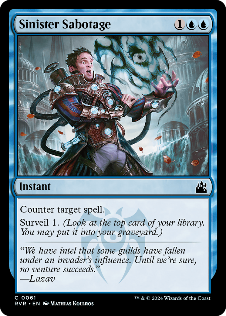 Sinister Sabotage [Ravnica Remastered] | Arkham Games and Comics