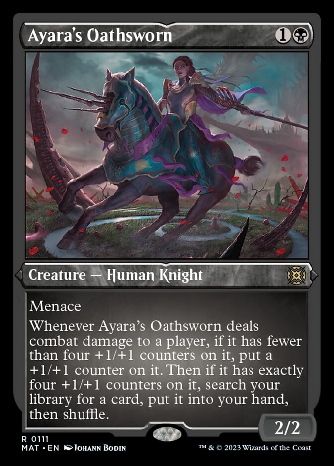 Ayara's Oathsworn (Foil Etched) [March of the Machine: The Aftermath] | Arkham Games and Comics