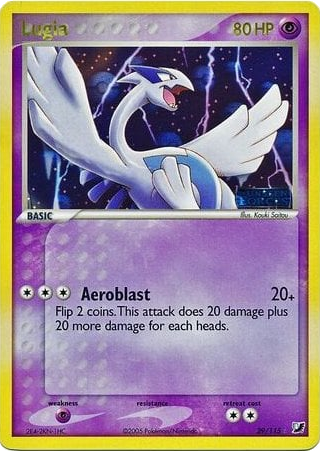 Lugia (29/115) (Stamped) [EX: Unseen Forces] | Arkham Games and Comics