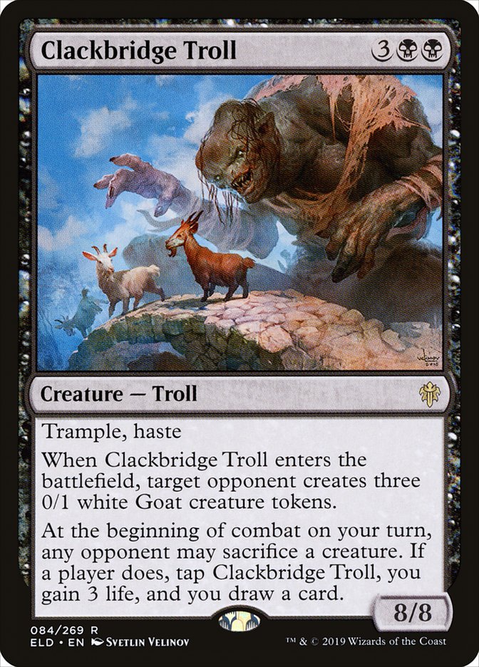 Clackbridge Troll [Throne of Eldraine] | Arkham Games and Comics