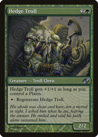 Hedge Troll [Planar Chaos] | Arkham Games and Comics