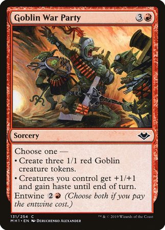 Goblin War Party [Modern Horizons] | Arkham Games and Comics