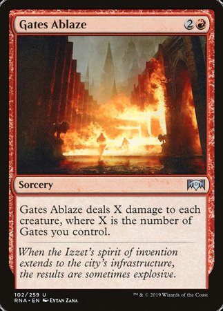 Gates Ablaze [Ravnica Allegiance] | Arkham Games and Comics