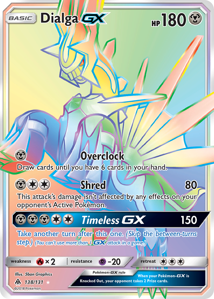 Dialga GX (138/131) [Sun & Moon: Forbidden Light] | Arkham Games and Comics