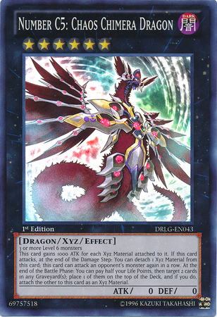 Number C5: Chaos Chimera Dragon [DRLG-EN043] Super Rare | Arkham Games and Comics