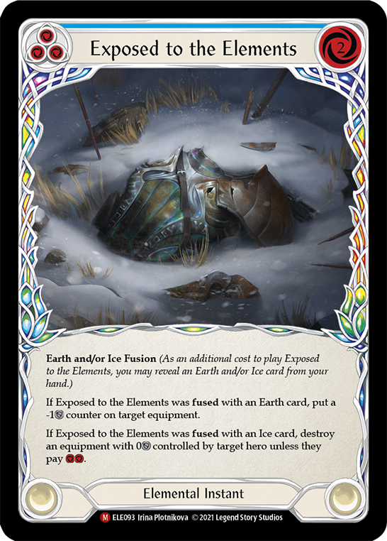 Exposed to the Elements [ELE093] (Tales of Aria)  1st Edition Normal | Arkham Games and Comics