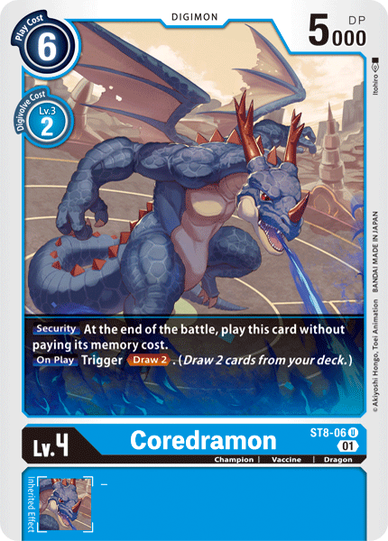 Coredramon [ST8-06] [Starter Deck: Ulforce Veedramon] | Arkham Games and Comics