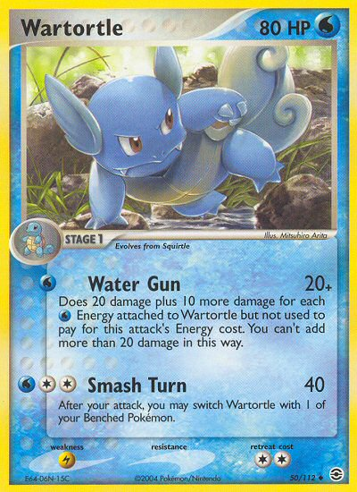 Wartortle (50/112) [EX: FireRed & LeafGreen] | Arkham Games and Comics