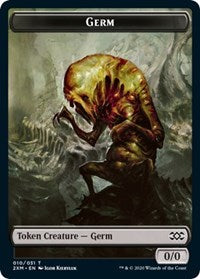 Germ // Human Soldier Double-sided Token [Double Masters Tokens] | Arkham Games and Comics