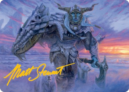 Frost Giant Art Card (Gold-Stamped Signature) [Dungeons & Dragons: Adventures in the Forgotten Realms Art Series] | Arkham Games and Comics