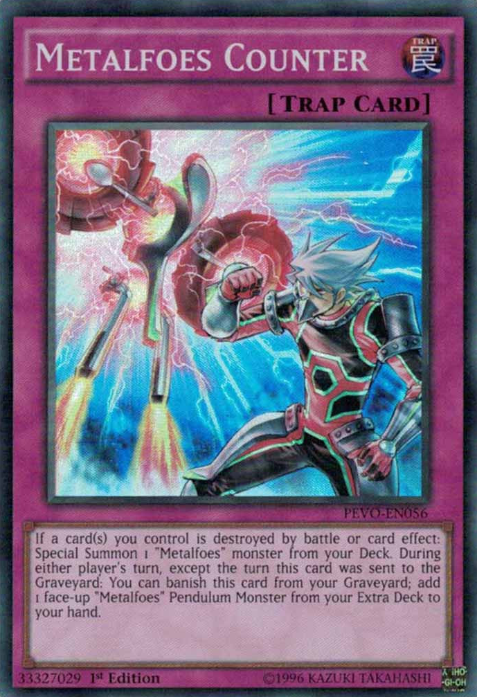 Metalfoes Counter [PEVO-EN056] Super Rare | Arkham Games and Comics