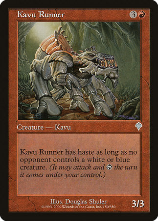 Kavu Runner [Invasion] | Arkham Games and Comics