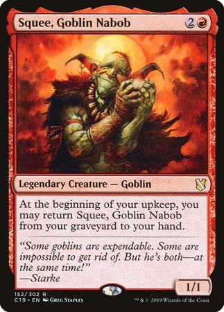 Squee, Goblin Nabob [Commander 2019] | Arkham Games and Comics