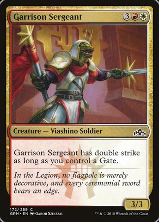 Garrison Sergeant [Guilds of Ravnica] | Arkham Games and Comics