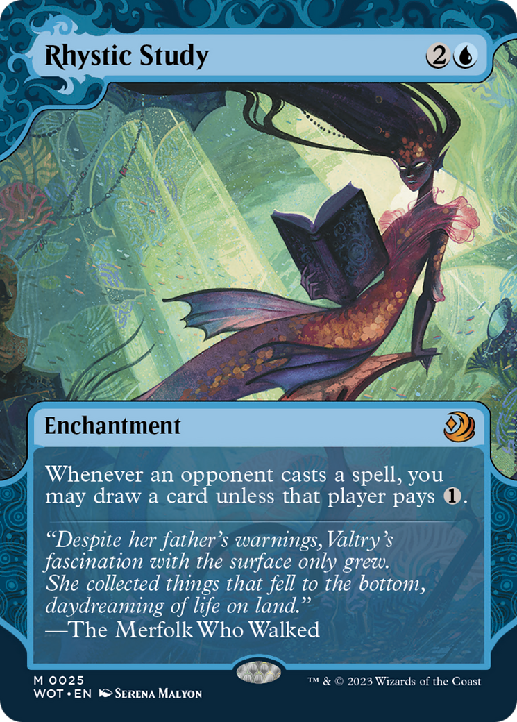Rhystic Study [Wilds of Eldraine: Enchanting Tales] | Arkham Games and Comics