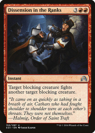 Dissension in the Ranks [Shadows over Innistrad] | Arkham Games and Comics