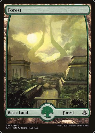 Forest (254) - Full Art [Amonkhet] | Arkham Games and Comics