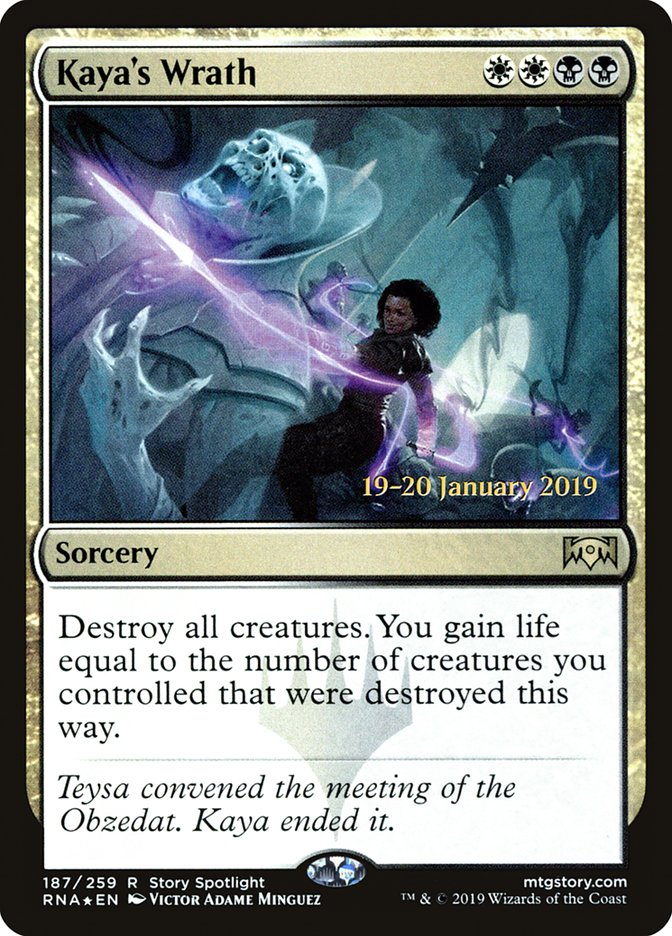 Kaya's Wrath [Ravnica Allegiance Prerelease Promos] | Arkham Games and Comics