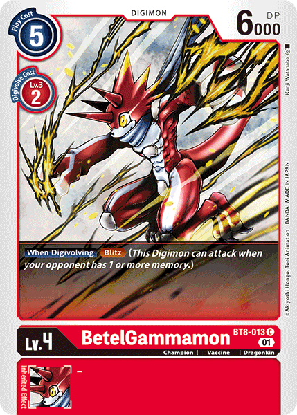 BetelGammamon [BT8-013] [New Awakening] | Arkham Games and Comics