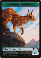 Beast // Cat (020) Double-sided Token [Core Set 2021 Tokens] | Arkham Games and Comics