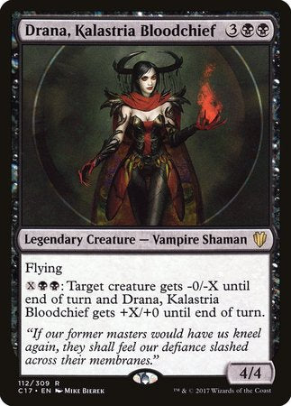 Drana, Kalastria Bloodchief [Commander 2017] | Arkham Games and Comics