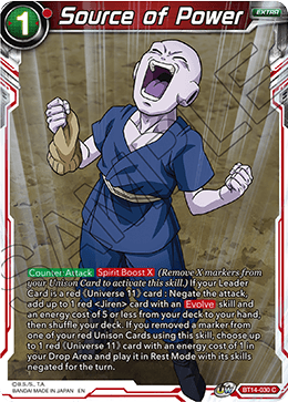 Source of Power (BT14-030) [Cross Spirits] | Arkham Games and Comics