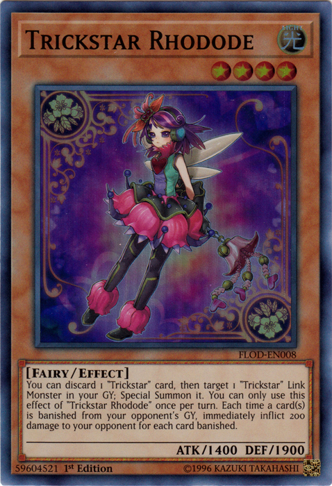 Trickstar Rhodode [FLOD-EN008] Super Rare | Arkham Games and Comics