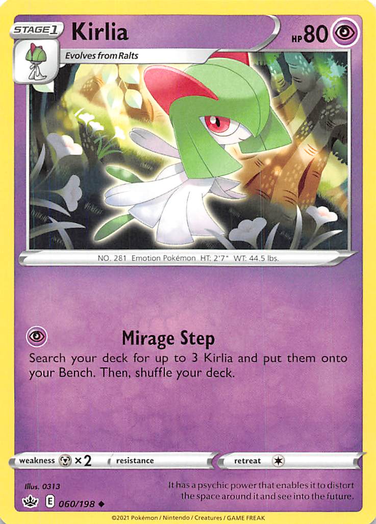 Kirlia (060/198) [Sword & Shield: Chilling Reign] | Arkham Games and Comics