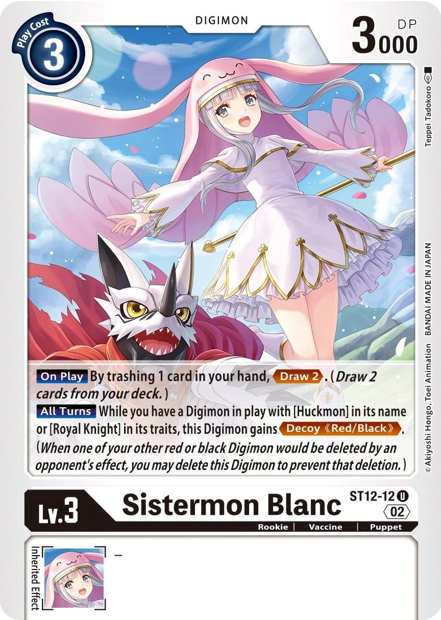 Sistermon Blanc [ST12-12] [Starter Deck: Jesmon] | Arkham Games and Comics