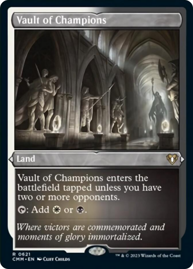 Vault of Champions (Foil Etched) [Commander Masters] | Arkham Games and Comics