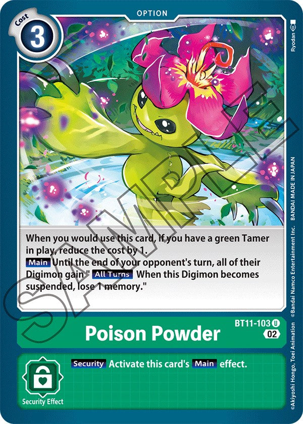 Poison Powder [BT11-103] [Dimensional Phase] | Arkham Games and Comics