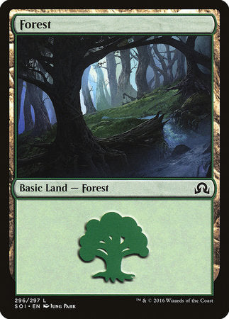 Forest (296) [Shadows over Innistrad] | Arkham Games and Comics