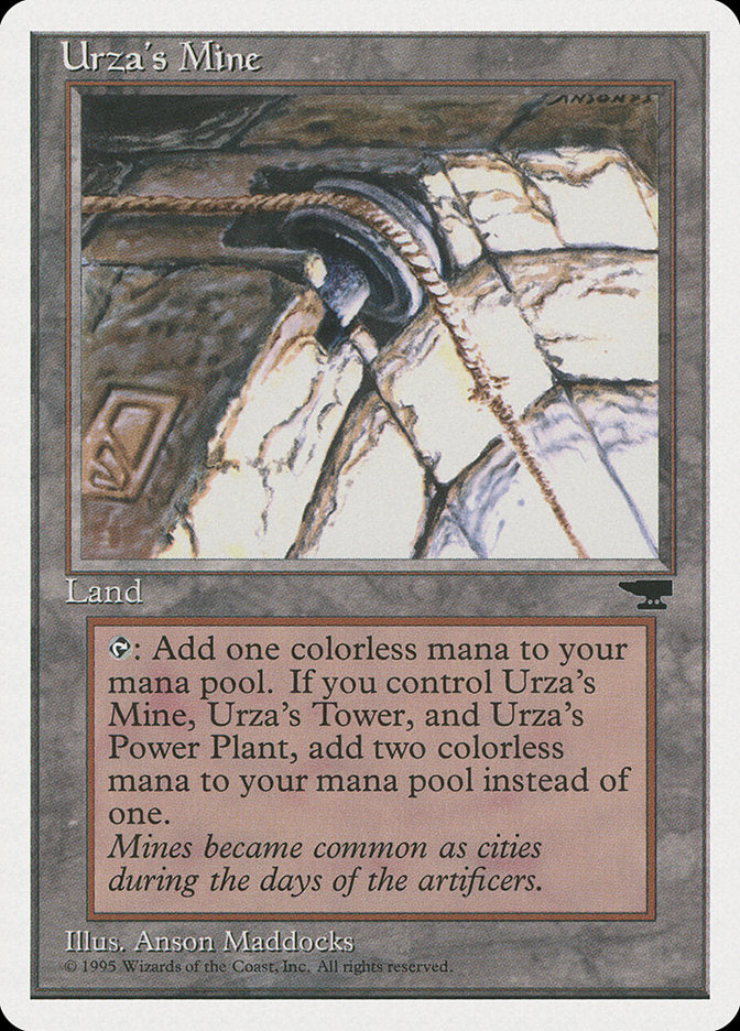 Urza's Mine (Pulley Embedded in Stone) [Chronicles] | Arkham Games and Comics