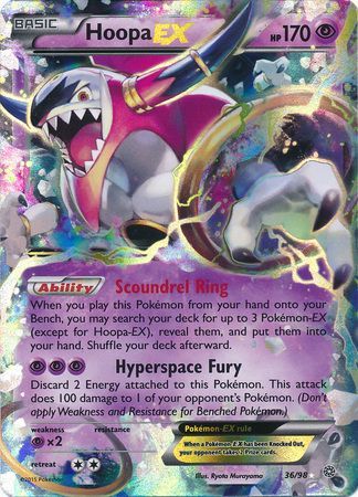 Hoopa EX (36/98) (Jumbo Card) [XY: Ancient Origins] | Arkham Games and Comics