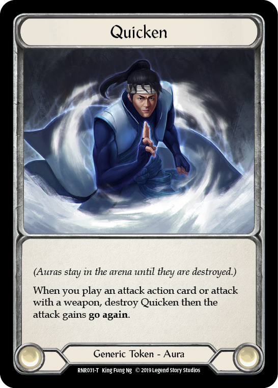 Quicken [RNR031-T] (Rhinar Hero Deck)  1st Edition Normal | Arkham Games and Comics