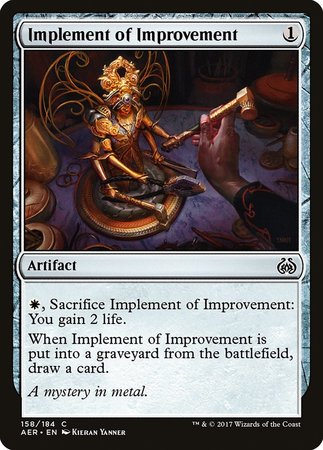 Implement of Improvement [Aether Revolt] | Arkham Games and Comics