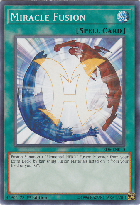 Miracle Fusion [LED6-EN020] Common | Arkham Games and Comics