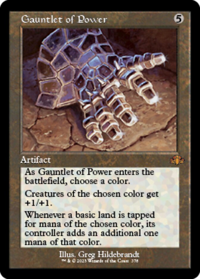 Gauntlet of Power (Retro) [Dominaria Remastered] | Arkham Games and Comics