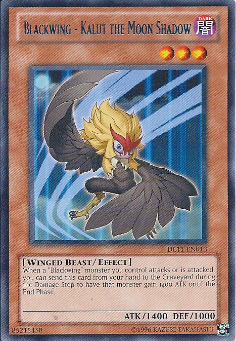 Blackwing - Kalut the Moon Shadow (Blue) [DL11-EN013] Rare | Arkham Games and Comics