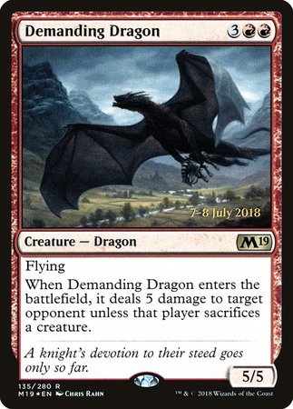 Demanding Dragon [Core Set 2019 Promos] | Arkham Games and Comics