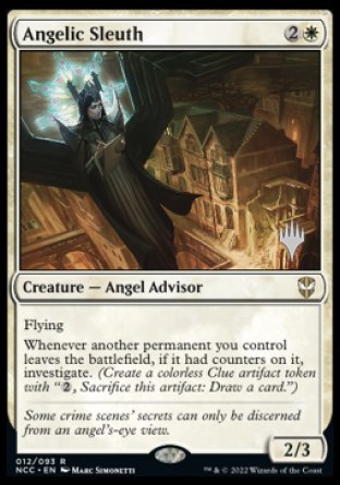 Angelic Sleuth (Promo Pack) [Streets of New Capenna Commander Promos] | Arkham Games and Comics