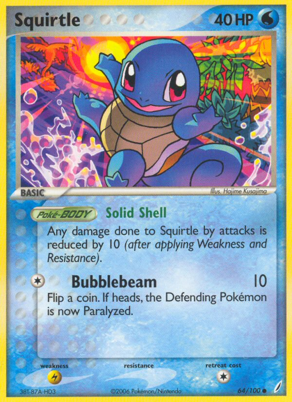 Squirtle (64/100) [EX: Crystal Guardians] | Arkham Games and Comics