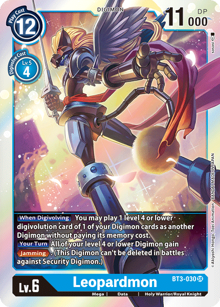 Leopardmon [BT3-030] [Release Special Booster Ver.1.0] | Arkham Games and Comics