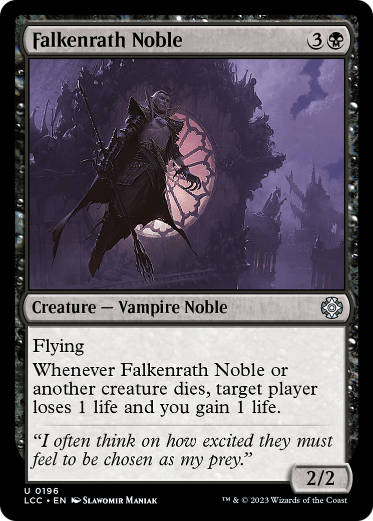 Falkenrath Noble [The Lost Caverns of Ixalan Commander] | Arkham Games and Comics