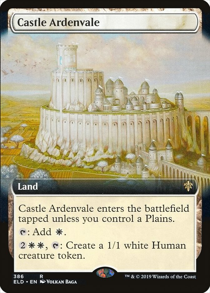 Castle Ardenvale (Extended Art) [Throne of Eldraine] | Arkham Games and Comics