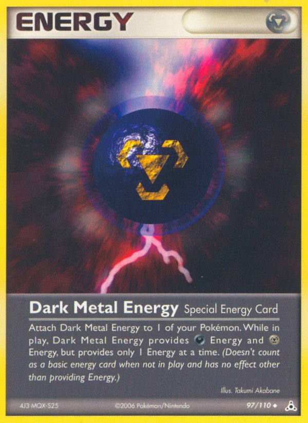 Dark Metal Energy (97/110) [EX: Holon Phantoms] | Arkham Games and Comics