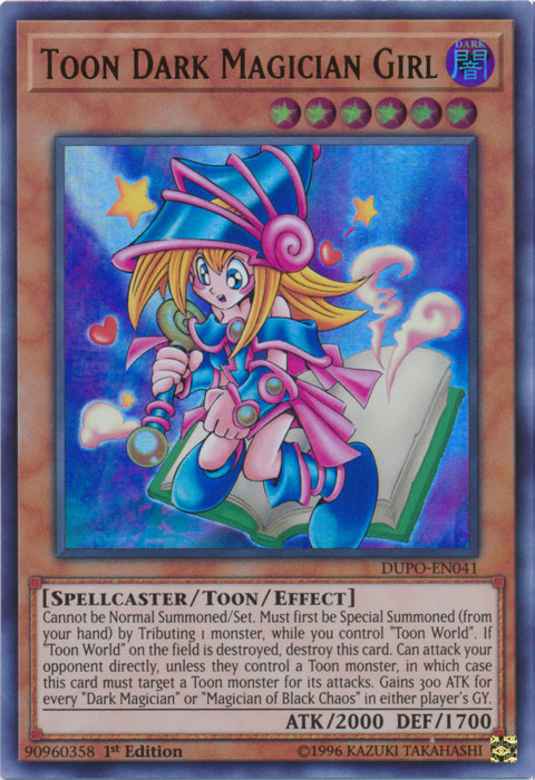 Toon Dark Magician Girl [DUPO-EN041] Ultra Rare | Arkham Games and Comics