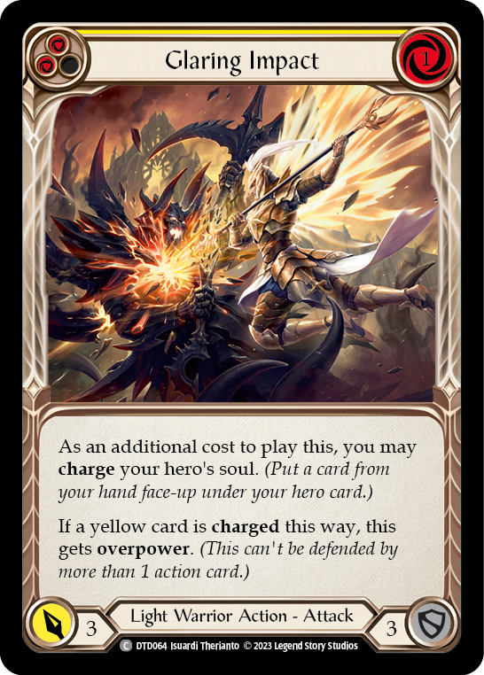 Glaring Impact (Yellow) [DTD064] (Dusk Till Dawn) | Arkham Games and Comics