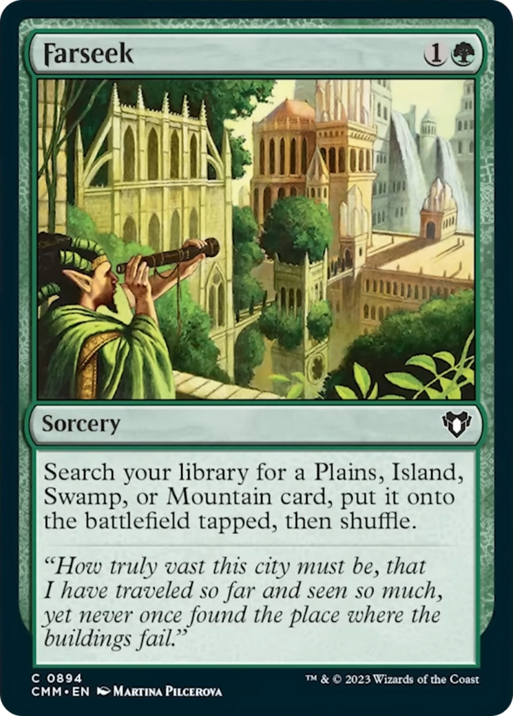 Farseek [Commander Masters] | Arkham Games and Comics